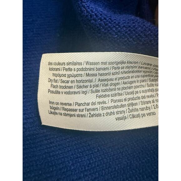 Primark Men's Crewneck Blue Sweater White Stripe Pullover Size Small - Picture 5 of 7